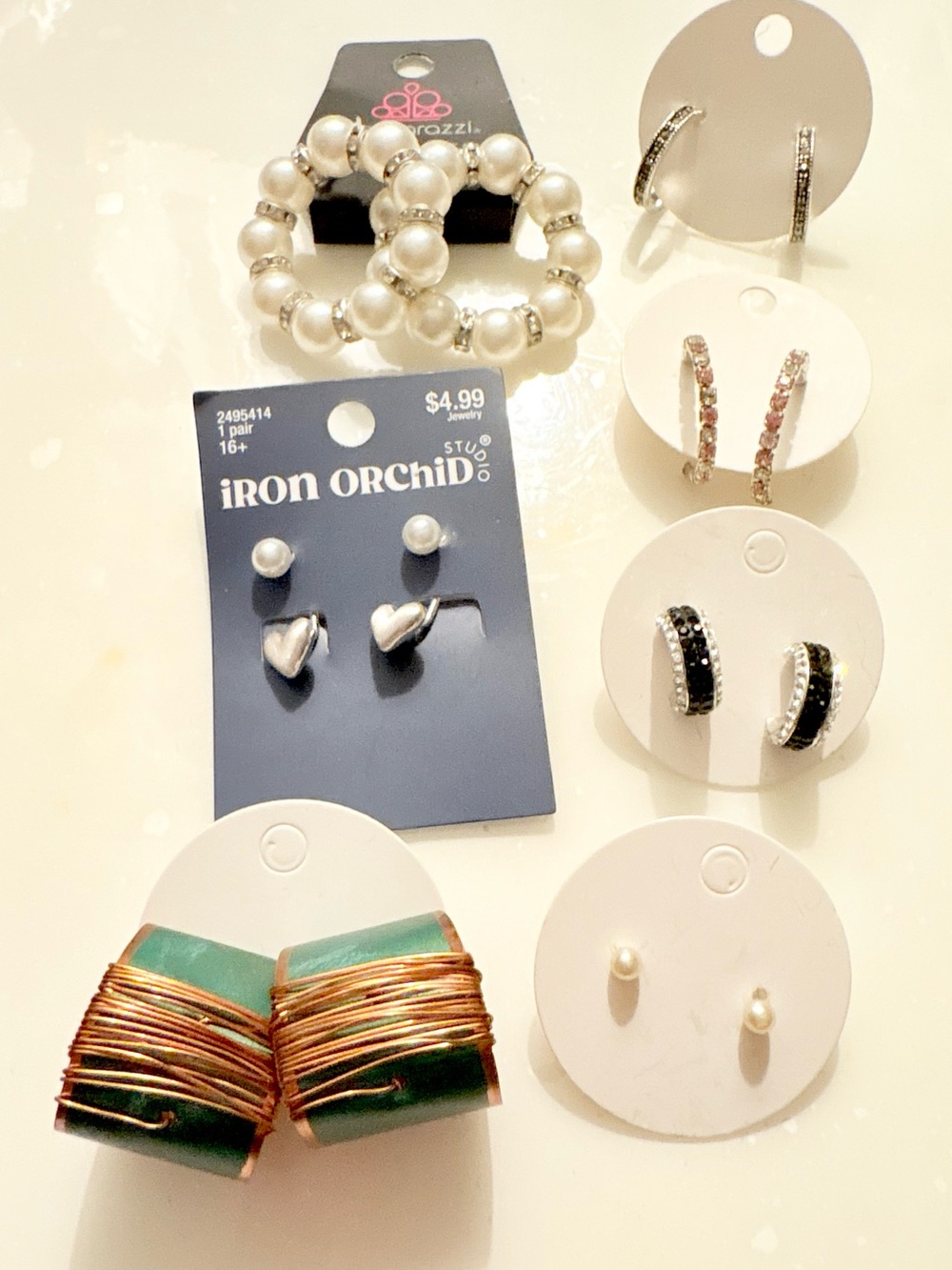 Fashion Jewelry Mixed Lot of Earrings 7pc